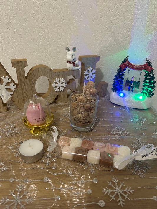 Box parfumes avec petite bougies sans bruleur