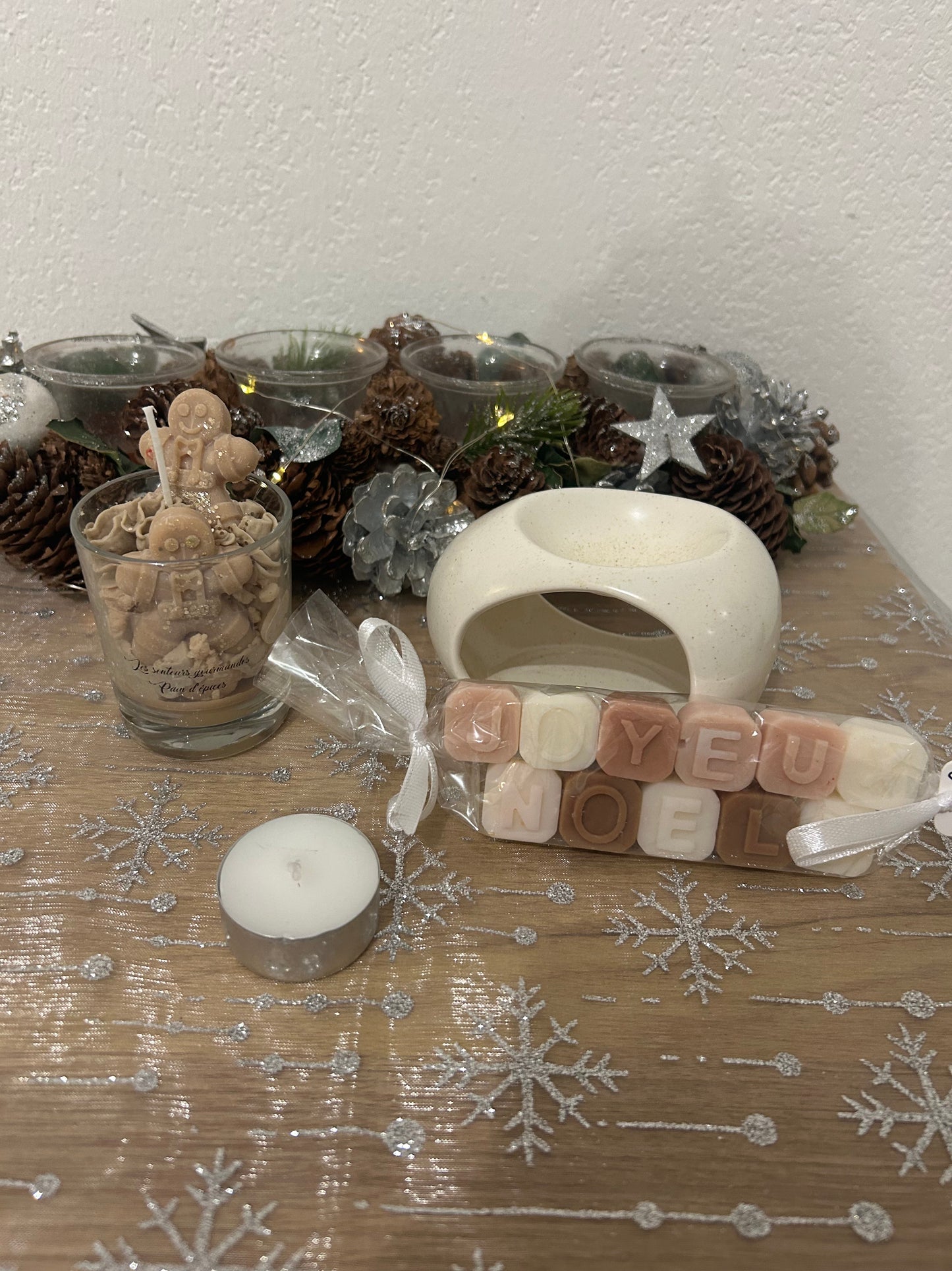 Box parfumés avec bruleurs et petite bougies