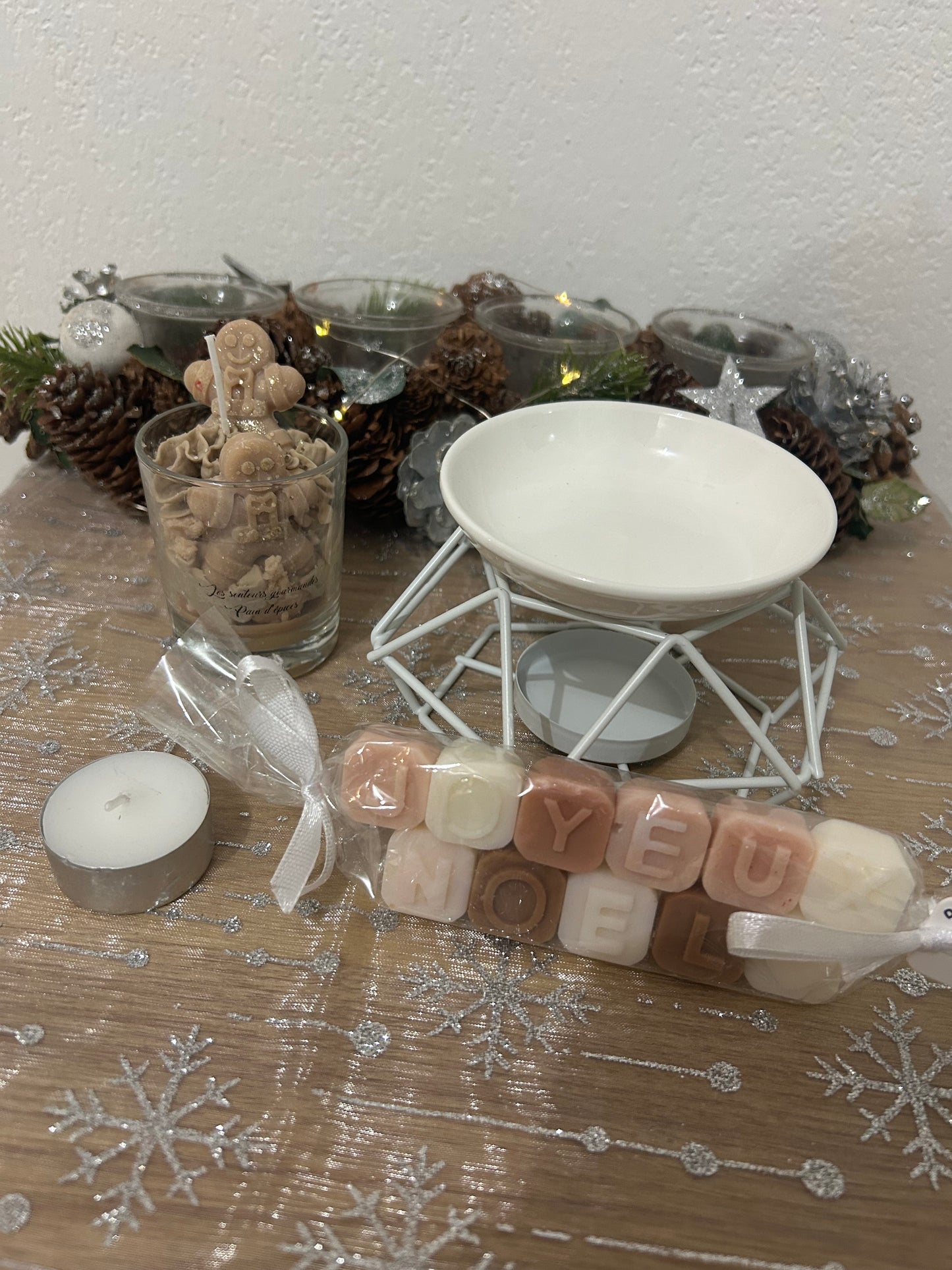 Box parfumés avec bruleurs et petite bougies