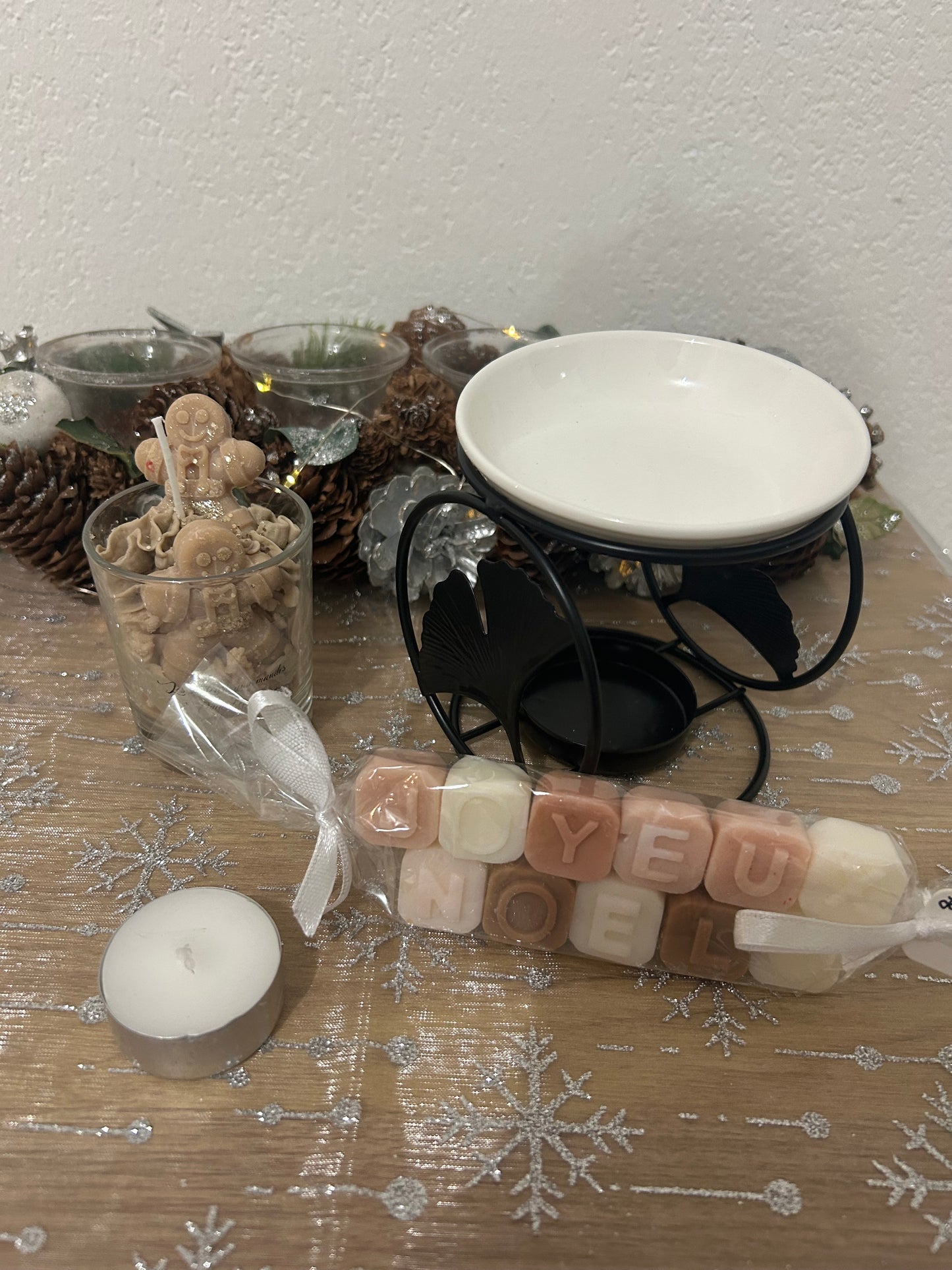 Box parfumés avec bruleurs et petite bougies