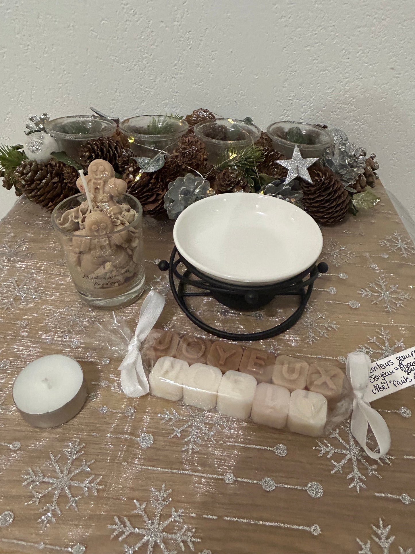 Box parfumés avec bruleurs et petite bougies